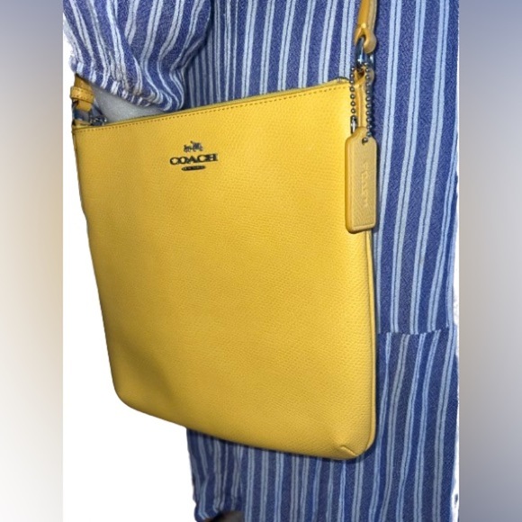 Coach crossbody bag Bright gold/yellow - Picture 2 of 7